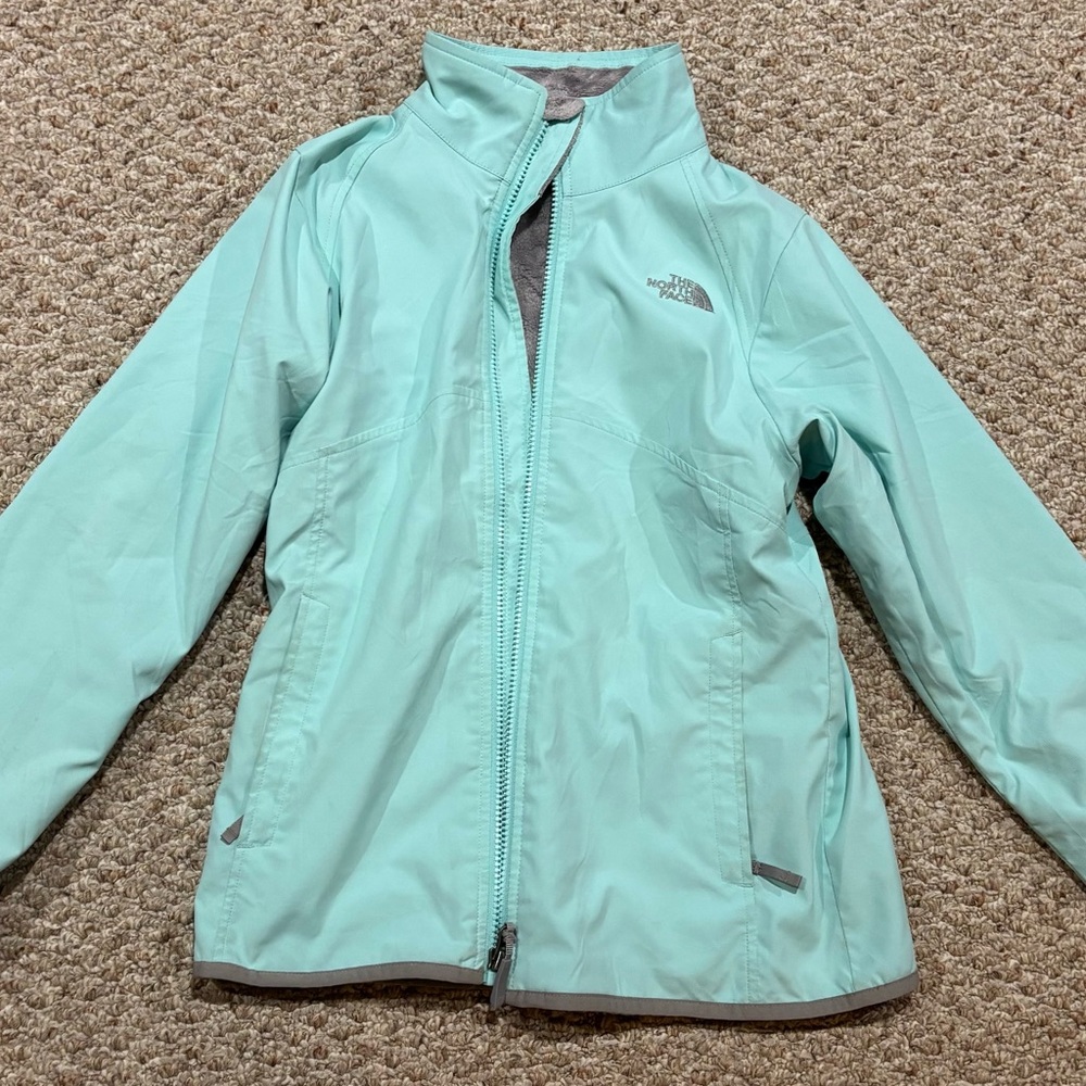 LG Kids Light Blue jacket with fuzzy inside